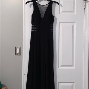 Long Black Gown.